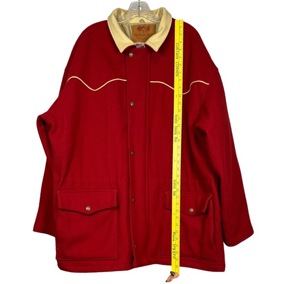 SCHAEFER WOMEN'S WOOL BIG COUNTRY RANCHER COAT, Red, Size 2XL - Picture 4 of 9